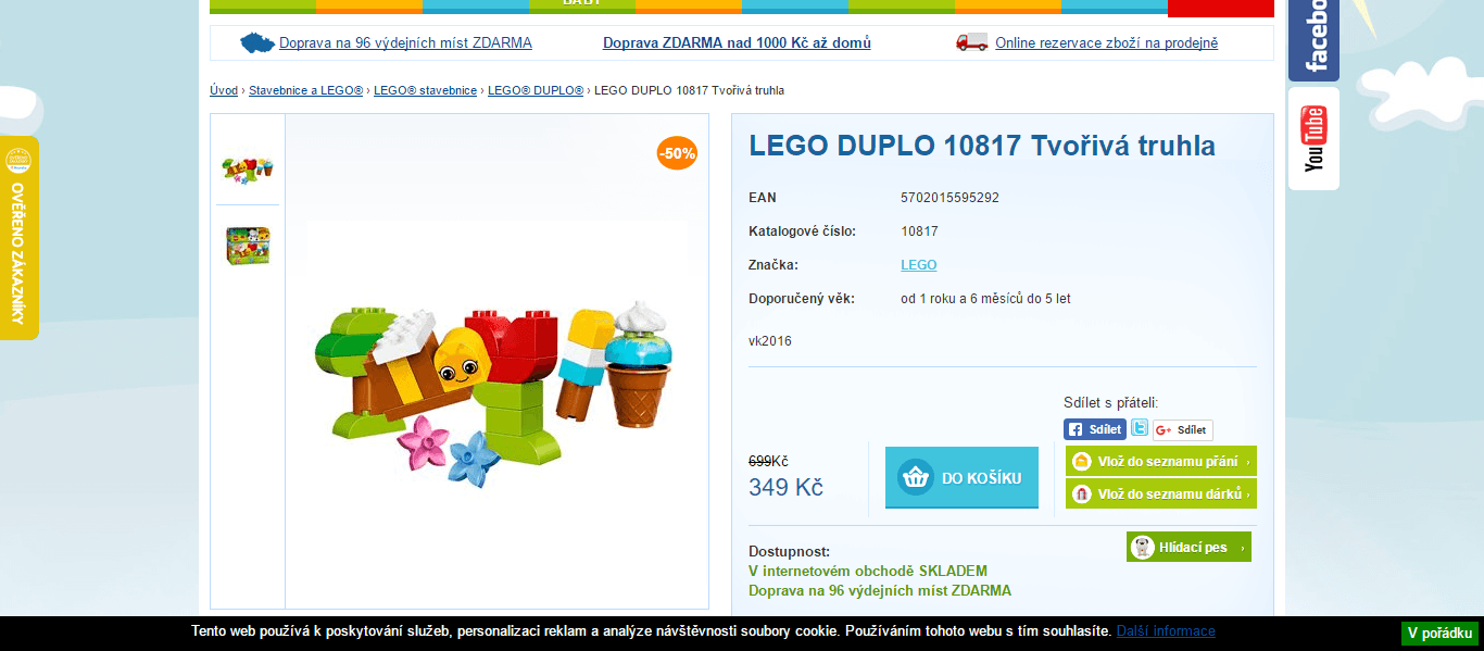 Lego Duplo Tvořivá truhla