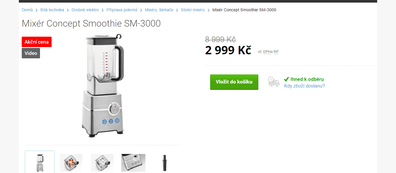 Power smoothie mixér Concept 