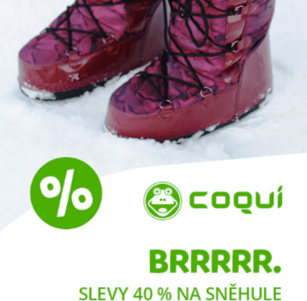Sleva 40% na sněhule Coqui
