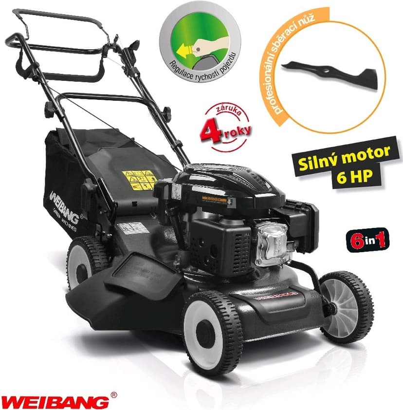 Benzínová sekačka Weibang WB 455 SC 6in1 