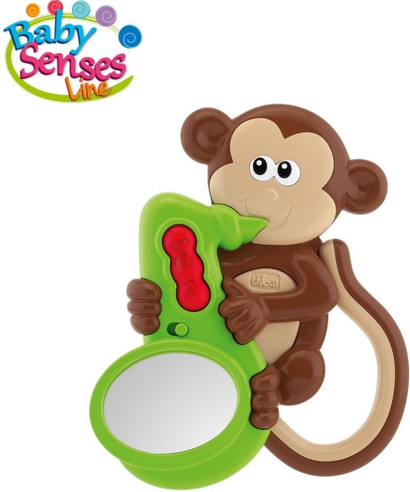 Chicco Chrastítko opička/zvuky/světlo