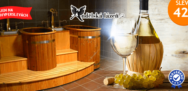 Perličková vinná lázeň pro 2 