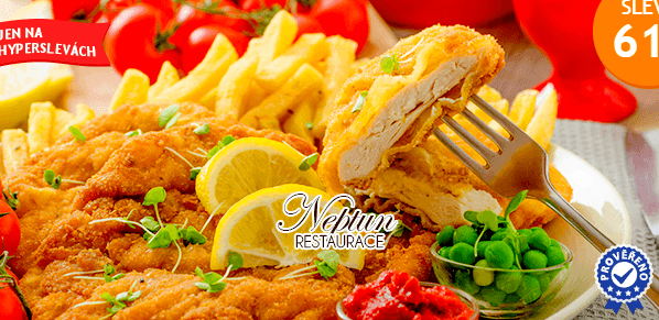 250 g kuřecích a 250 g vepřových řízků