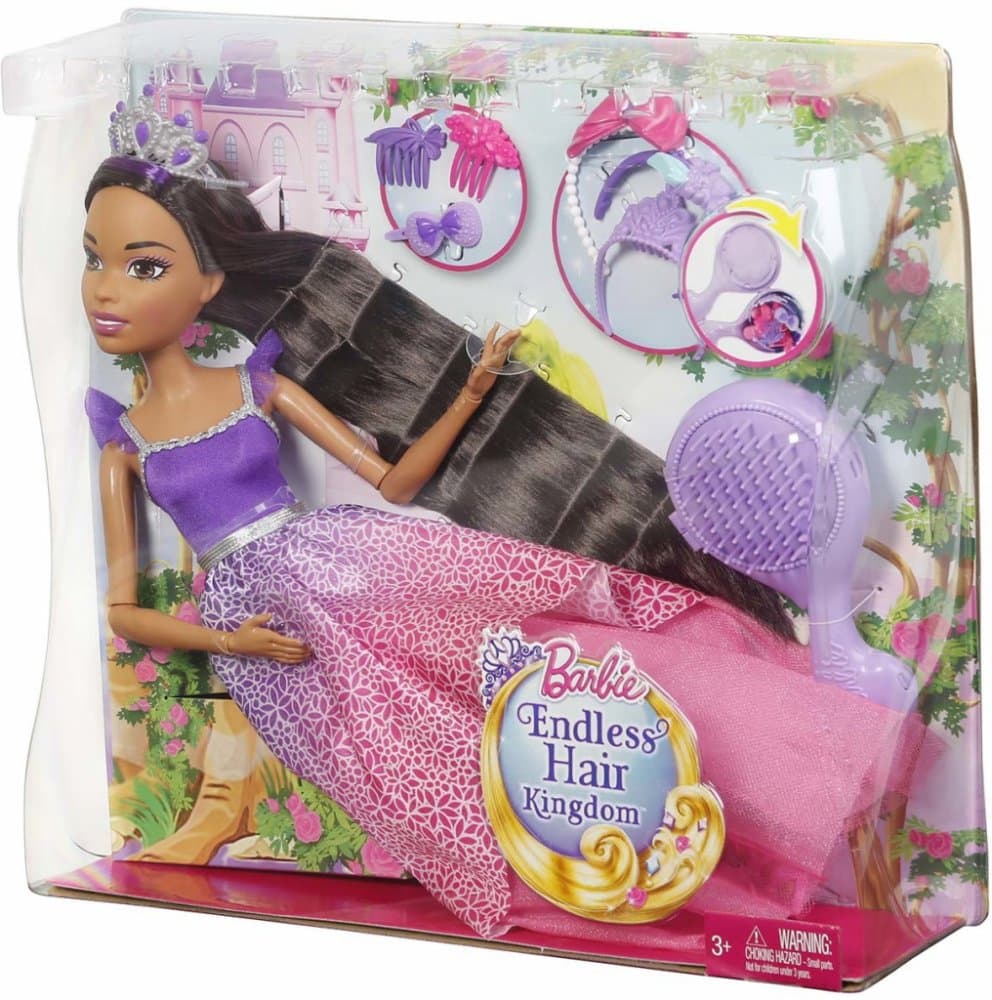 MATTEL Barbie Princezna s dlouhými vlasy 43 cm