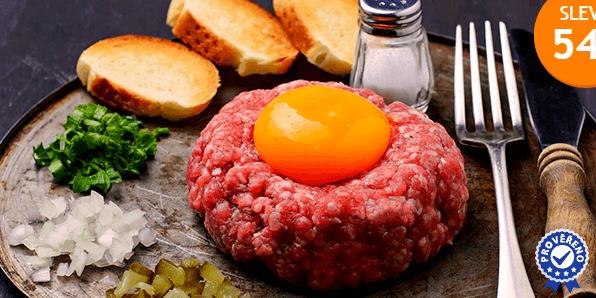 500 g tataráku + neomezeně topinek