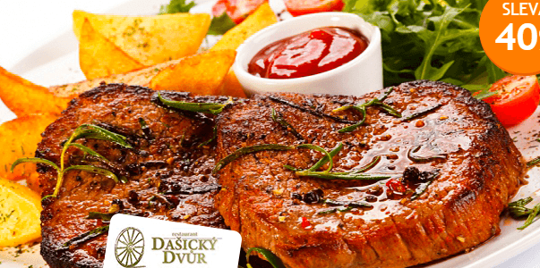 2x 250g steak z krkovičky 