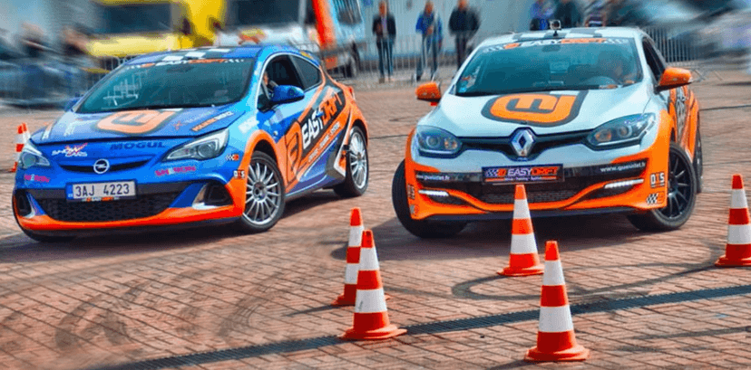 Driftování na polygonu vč. pojištění