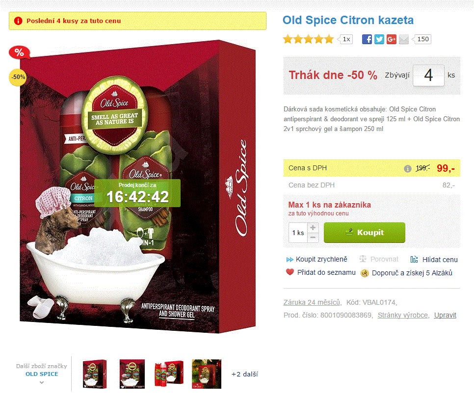 Sada Old Spice Citron