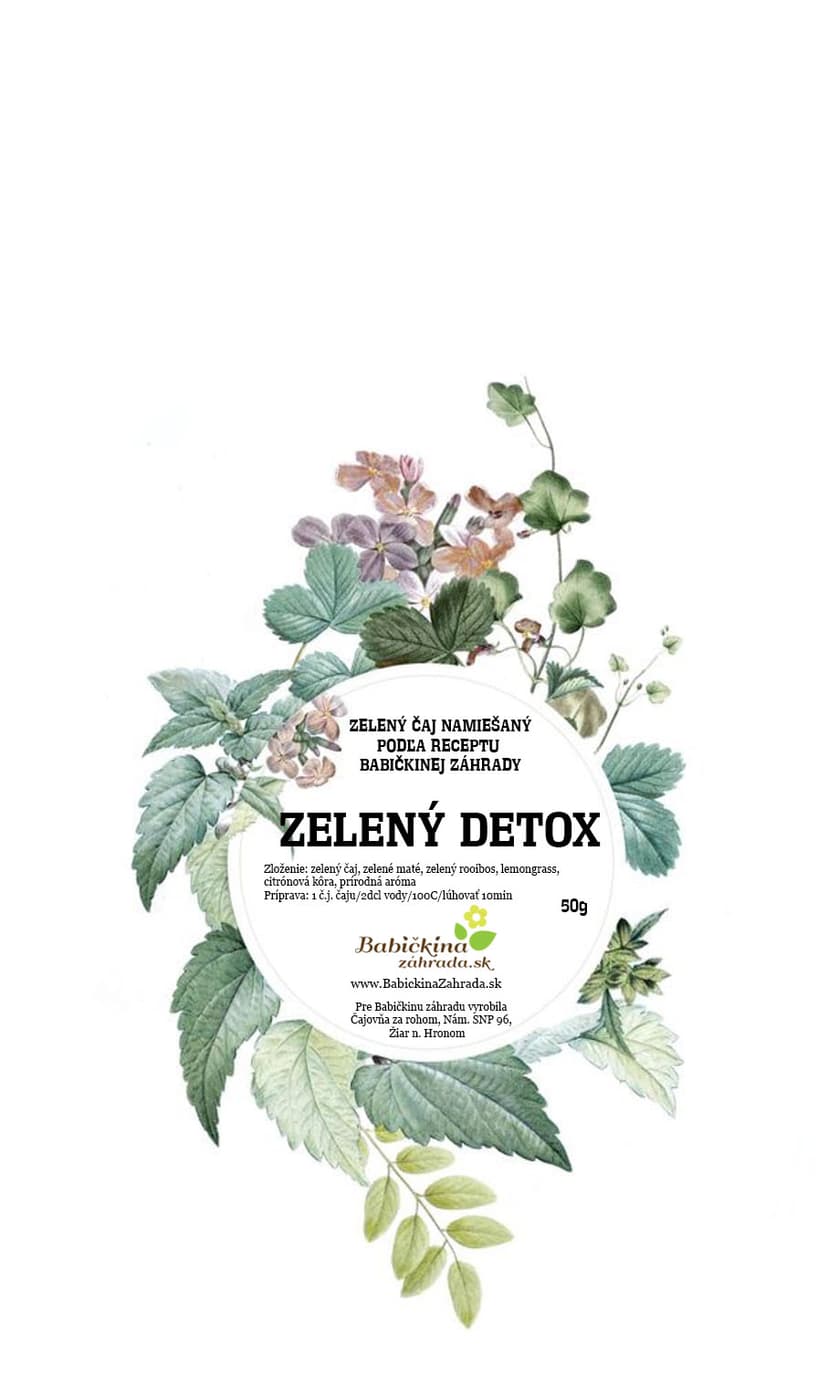 20% zľava na detoxikačný zelený čaj