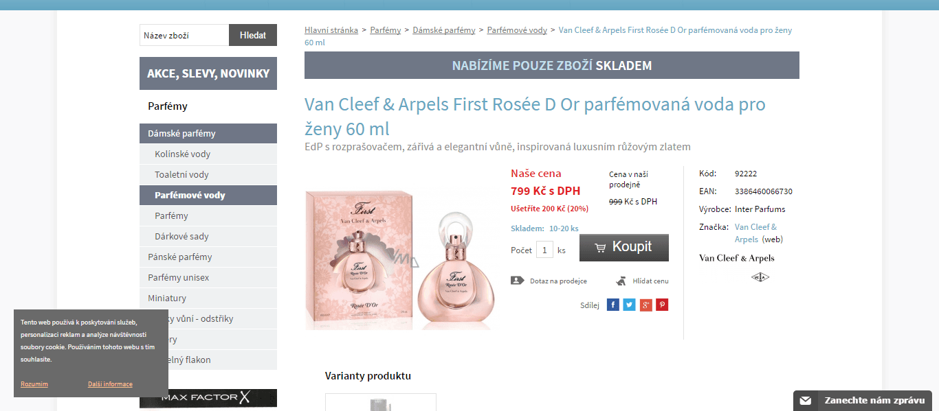 Dámský parfém Van Cleef & Arpels, 60ml
