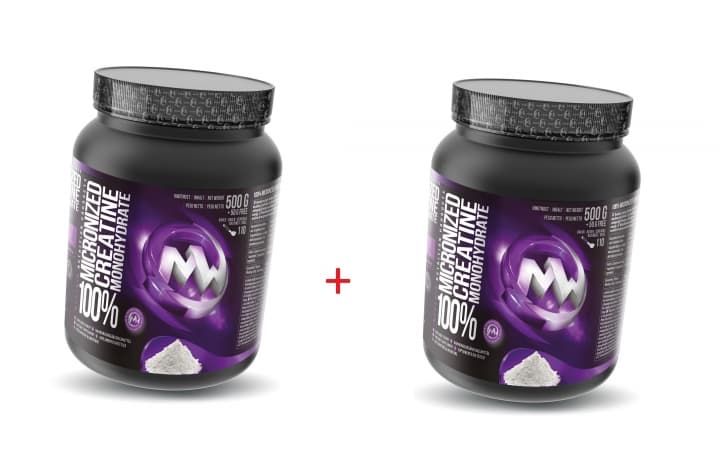 100% Creatine Monohydrate 550g+CARBO MAXX 500g 