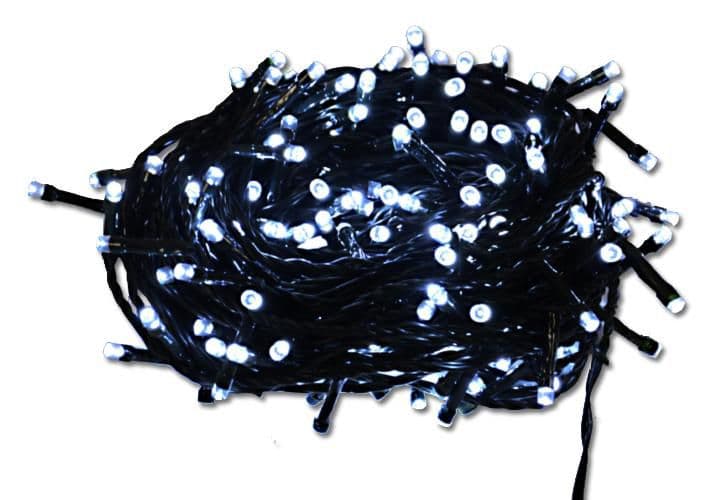 Vánoční LED osvětlení 30m - 300 diod studená bílá