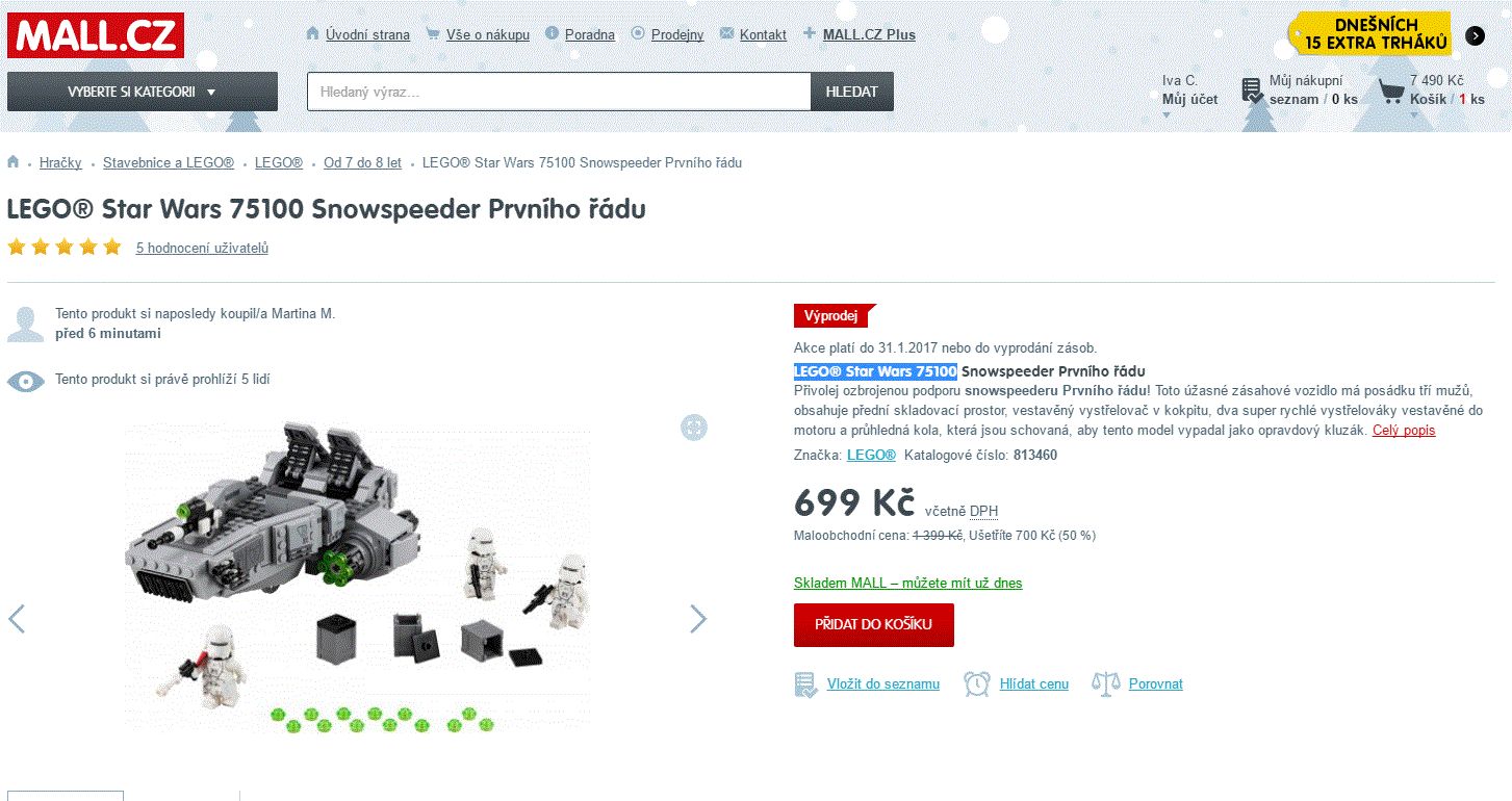 Lego Star Wars First Order Snowspeeder