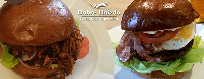 Originální burger z čerstvých surovin