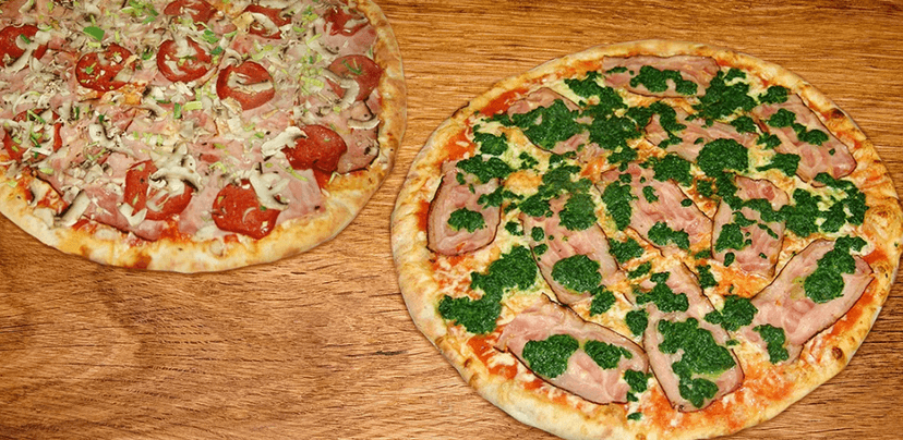 2 chutné pizzy dle výběru