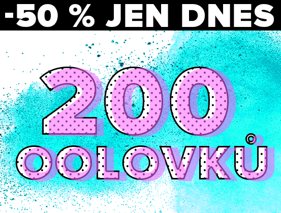 200 produktů se slevou 50%