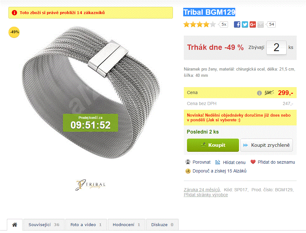 Dámský náramek Tribal