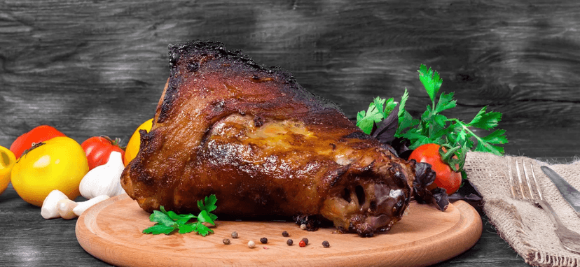 2 pečená vepřová kolena (2× cca 950 g)