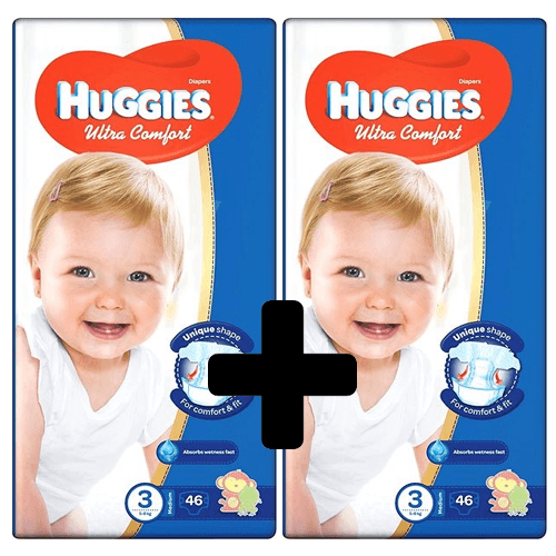 HUGGIES Ultra Comfort 3 (92 ks)