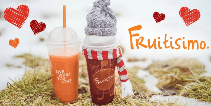 2 půllitrové drinky Fruitisimo