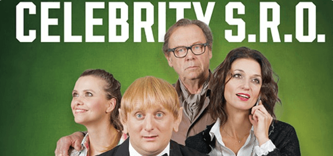 Lístek na komedii CELEBRITY S.R.O.