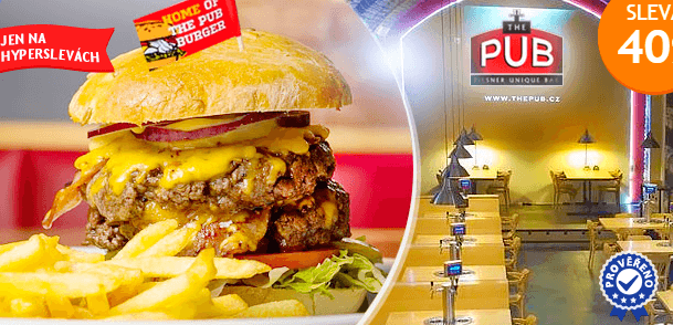 2x burger s výběrem ze 7 druhů