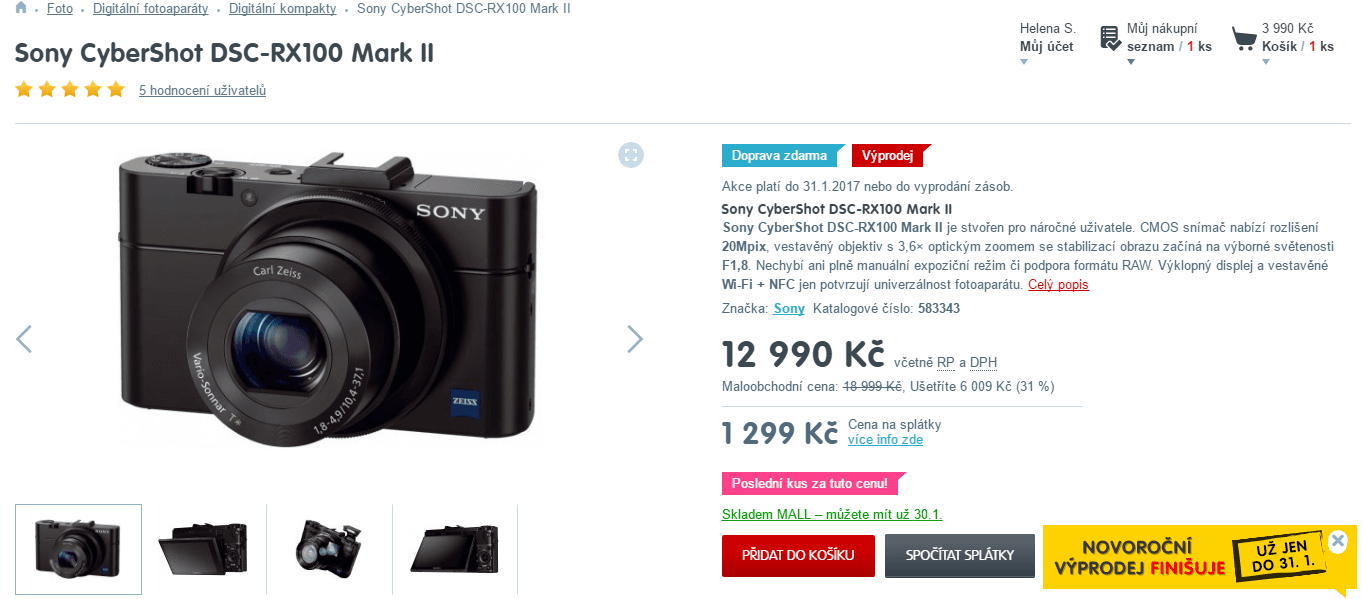 Sony, 20,2Mpx, Wifi, NFC