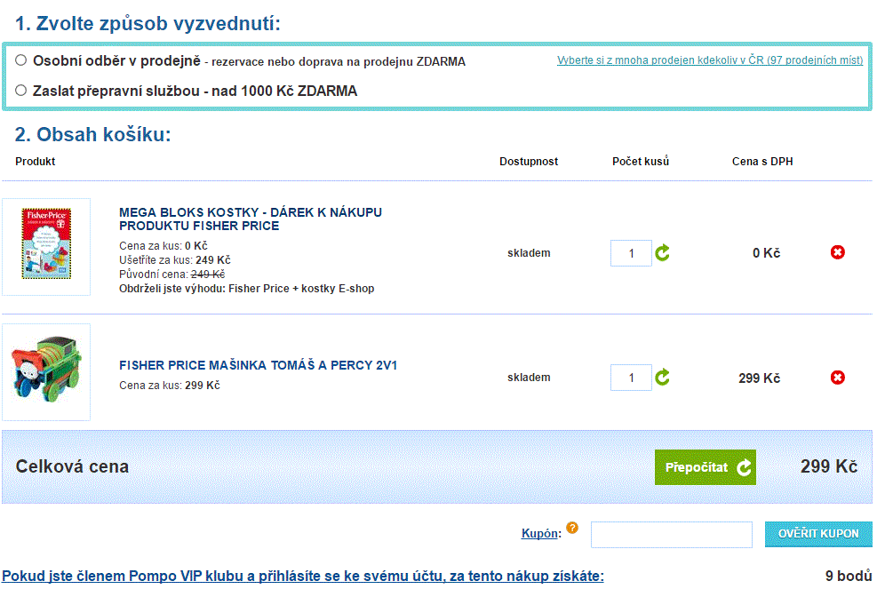 Fisher Price Mašinka Tomáš a Percy 2v1