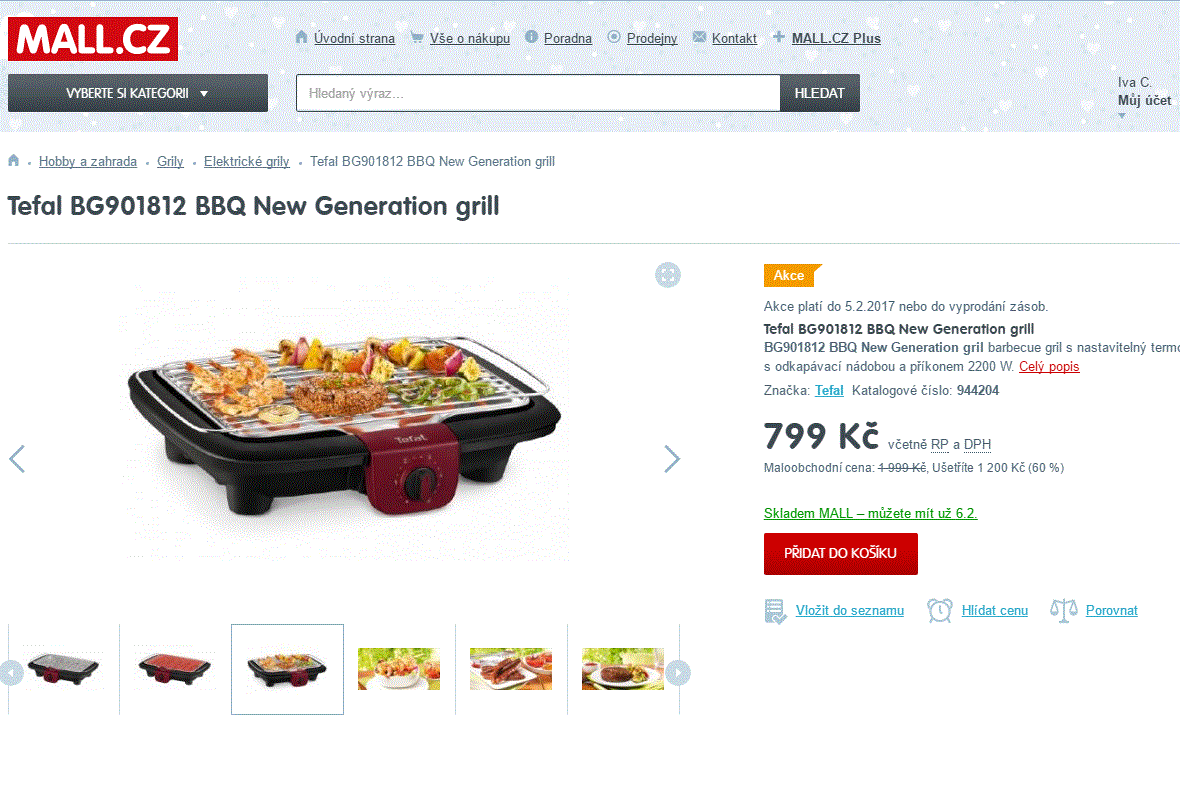 BBQ gril Tefal BG901812