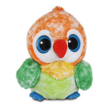 Plyšový papoušek Agapornis, 30 cm