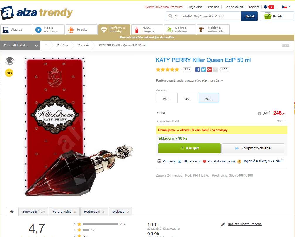 Katy Perry Killer Queen EdP 50 ml