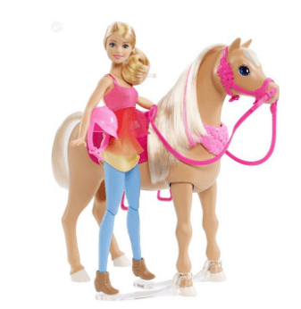 Tančící herní set Mattel Barbie a kůň