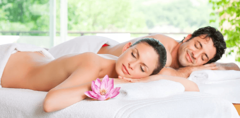 Párová masáž včetně aromaterapie
