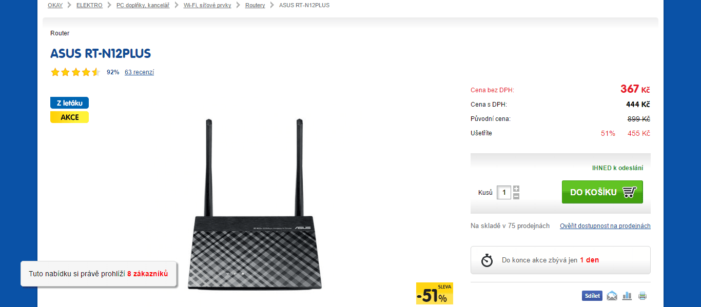 Wifi router Asus RT-N12 PLUS N300 