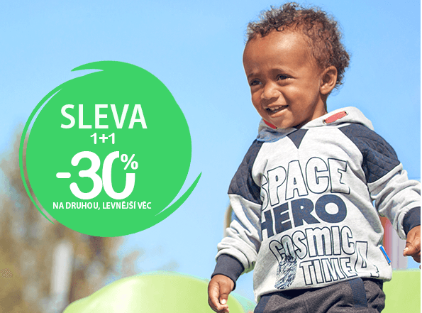 Sleva 30% na druhý produkt v košíku