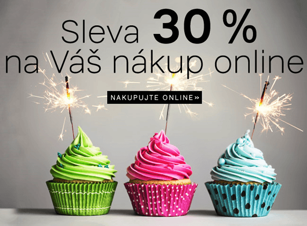 Sleva 30% na vše + slevový kód