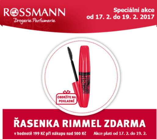 Řasenka zdarma k nákupu nad 500 Kč