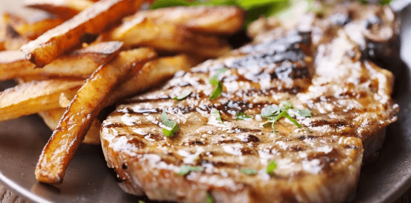 Bylinkami provoněný steak z krkovičky