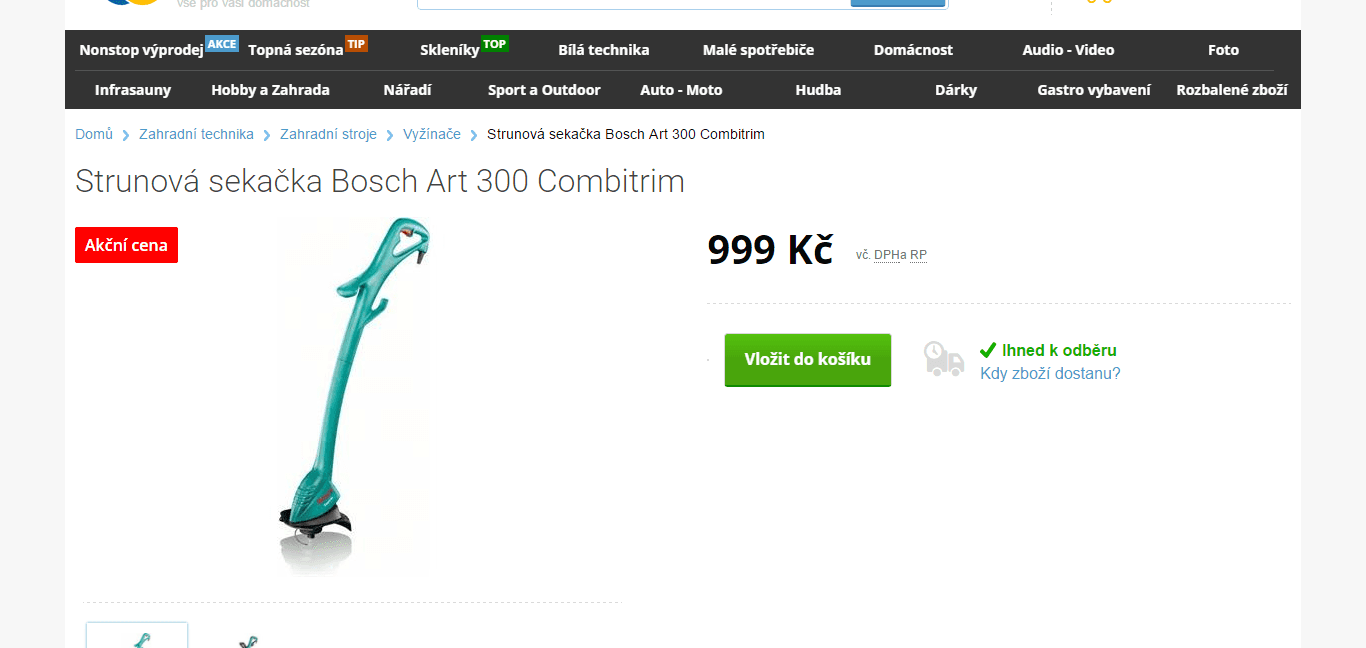 Strunová sekačka Bosch Combitrim