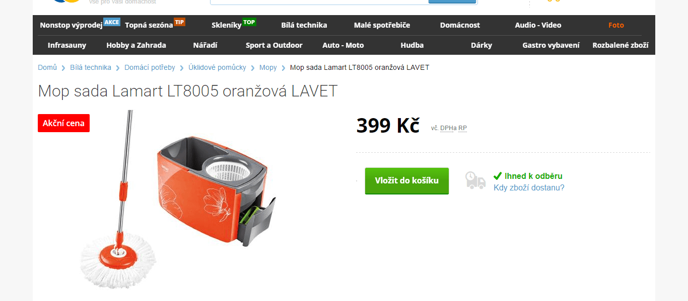 Mop sada Lamart Lavet