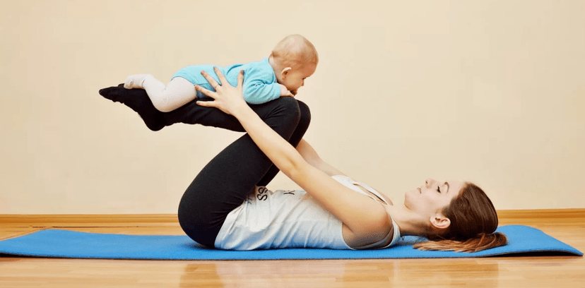 Lekce Babyjógy pro maminky s dětmi