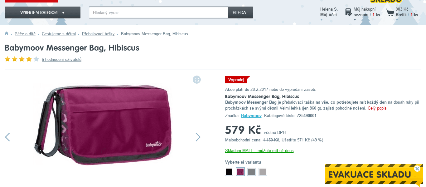 Přebalovací set/taška s výbavou Babymoov