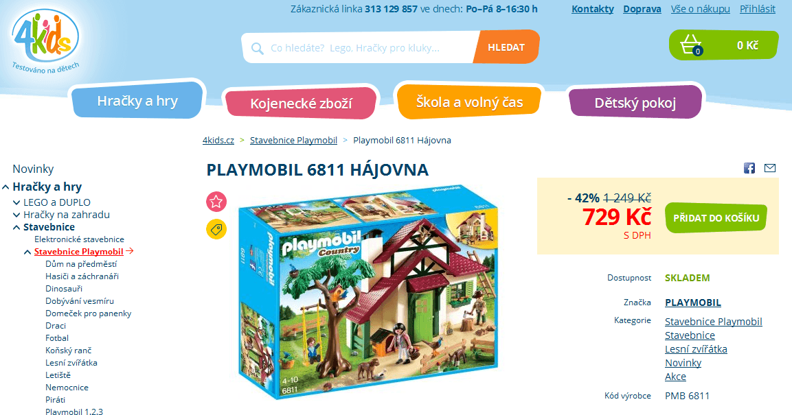 Výprodej stavebnic Playmobil