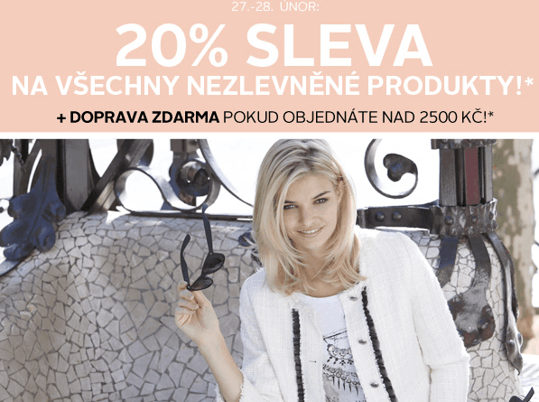 20% sleva na produkty