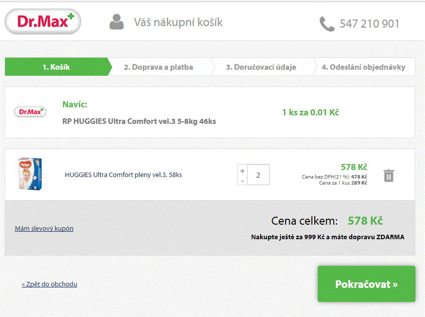 Dětské plenky Huggies Ultra Comfort