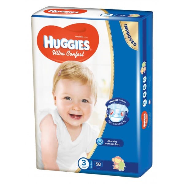 Dětské plenky Huggies Ultra Comfort