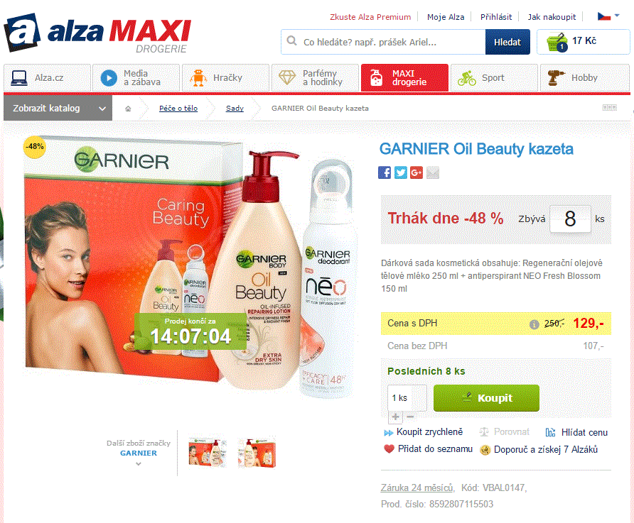 Dárková sada Dermacol Oil