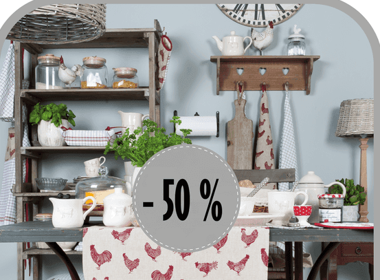 Sleva 50% na vše skladem
