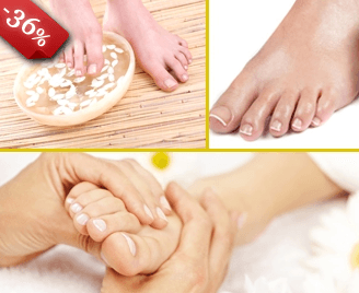 Pedikúra, peeling, výživná maska a reflexní masáž 