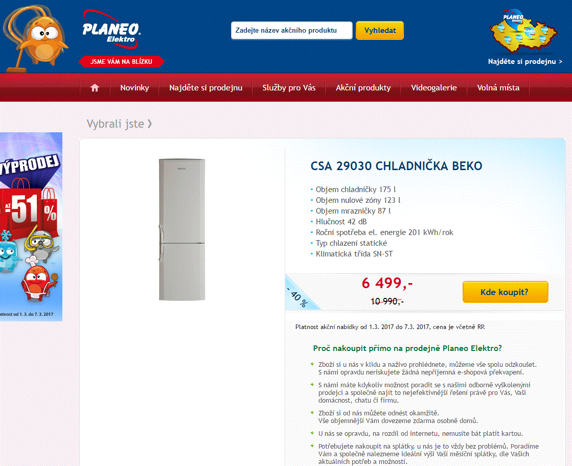Kombinovaná chladnička Beko, A++
